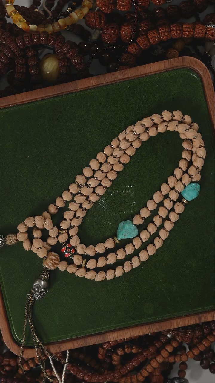 柏香籽/百香籽吊坠【葡萄亲搭】蛇骨百香搭配精品长串7+