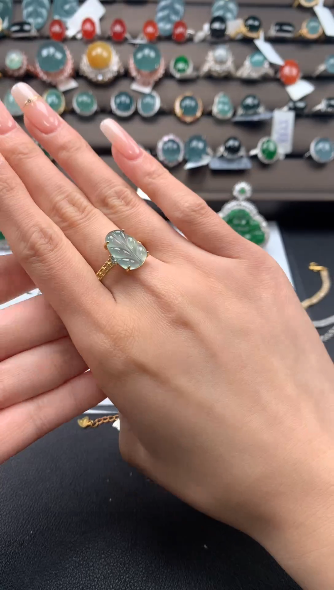 【闪购商品】翡翠戒指银S925镶嵌11111