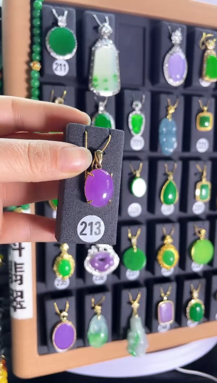 【闪购商品】翡翠耳饰银S925镶嵌213...