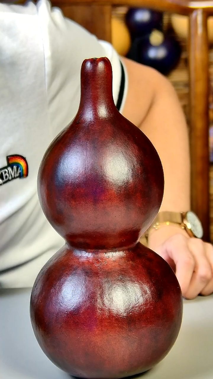 0180号大漆酒葫芦一物一拍