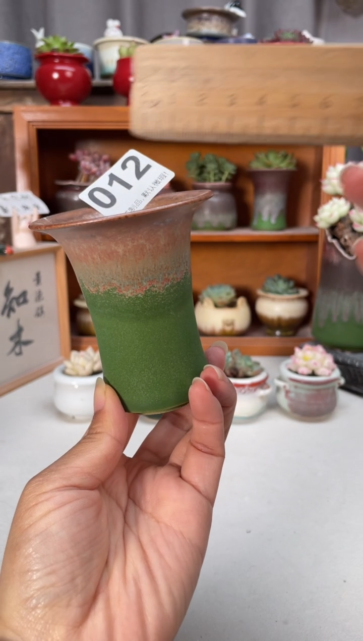 瓷片012知木小芳花盆