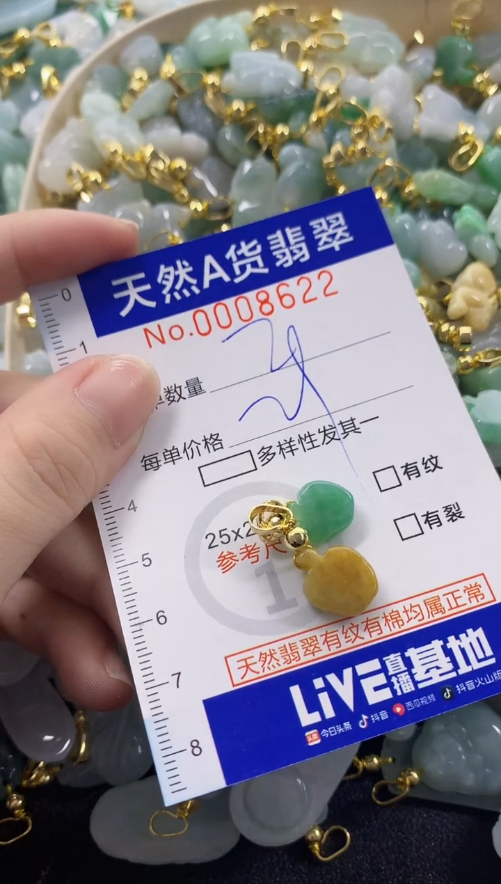 颈饰未镶嵌翡翠天然A货翡翠