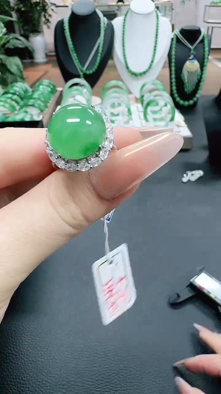 未镶嵌1石英质玉（非洲翠）/6258