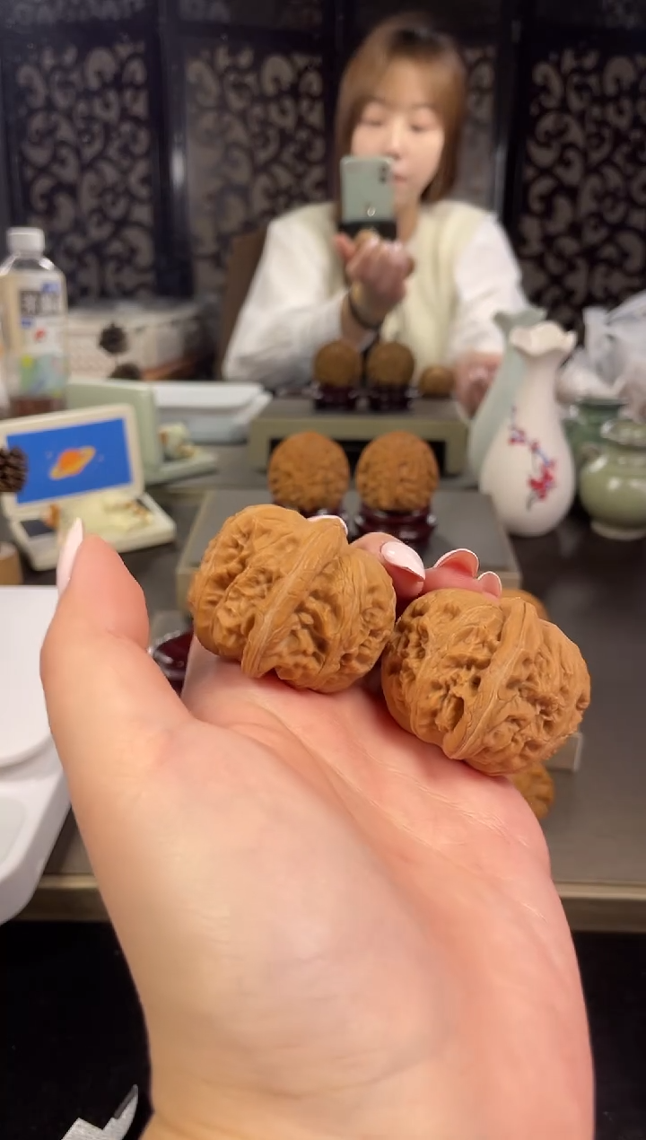 【闪购商品】文玩核桃把件平谷元宝41尺-3