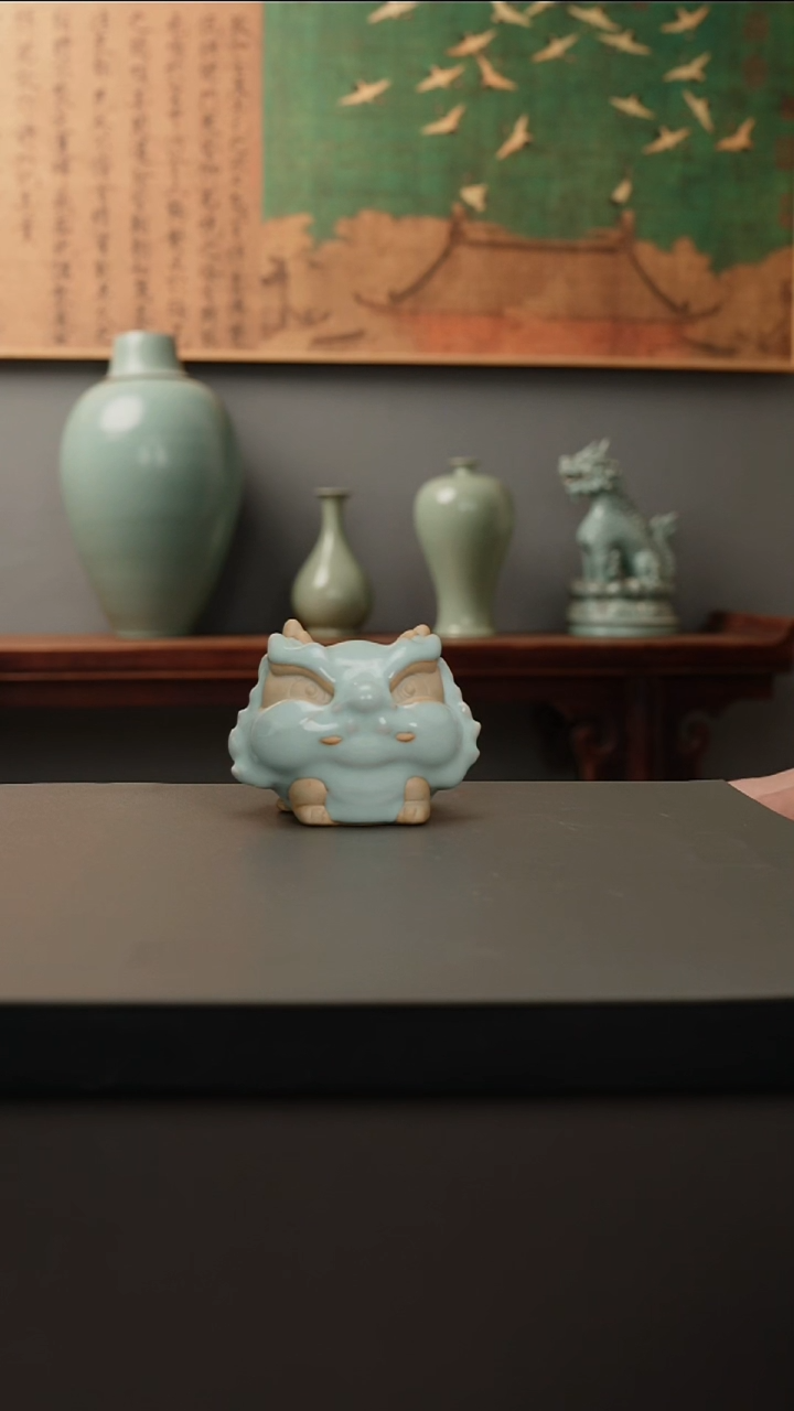 【闪购商品】杯仿古釉原矿  龙宝
