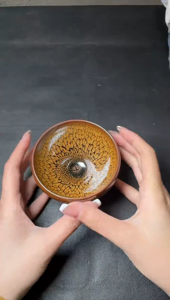 【闪购商品】茶盏何定欣鹧鸪斑114