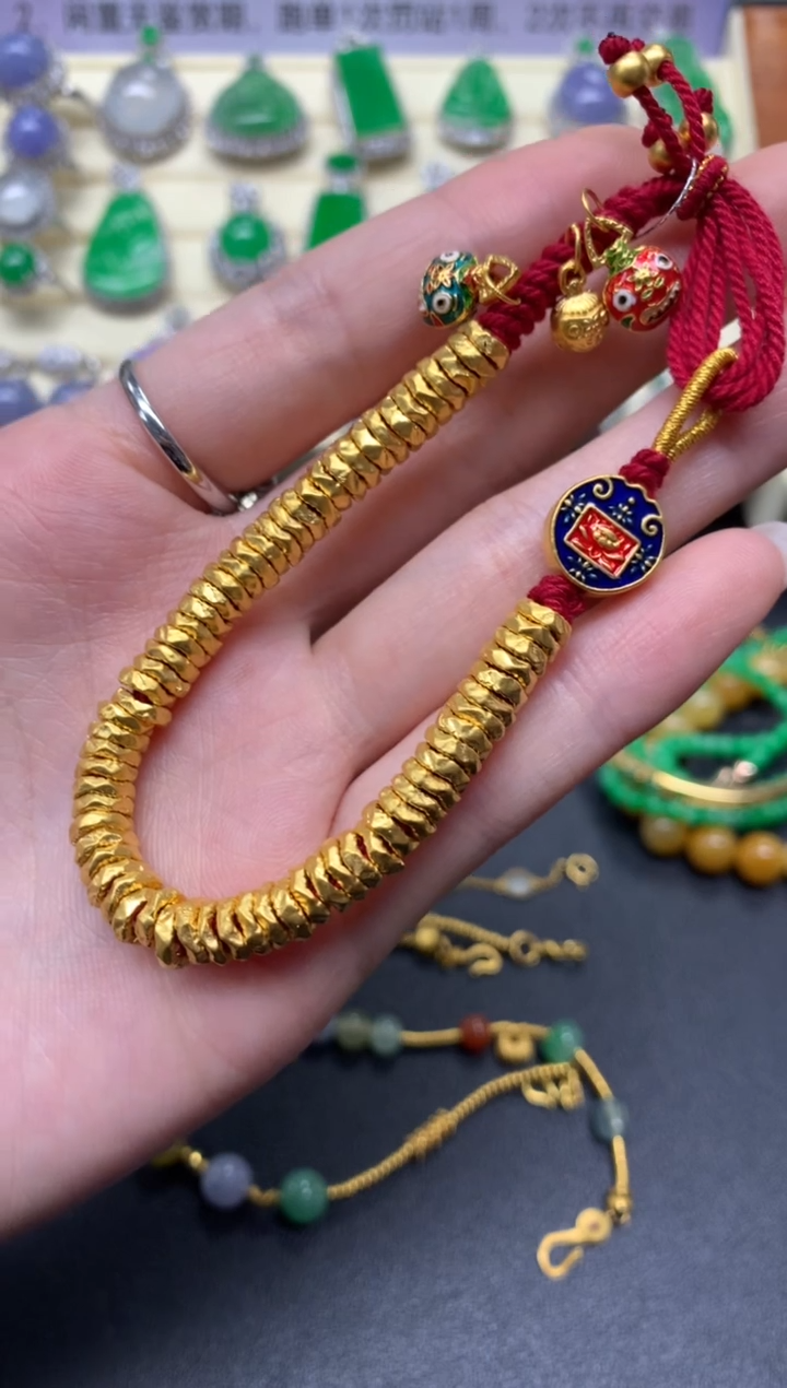 【闪购商品】定制足金手饰手绳|3800