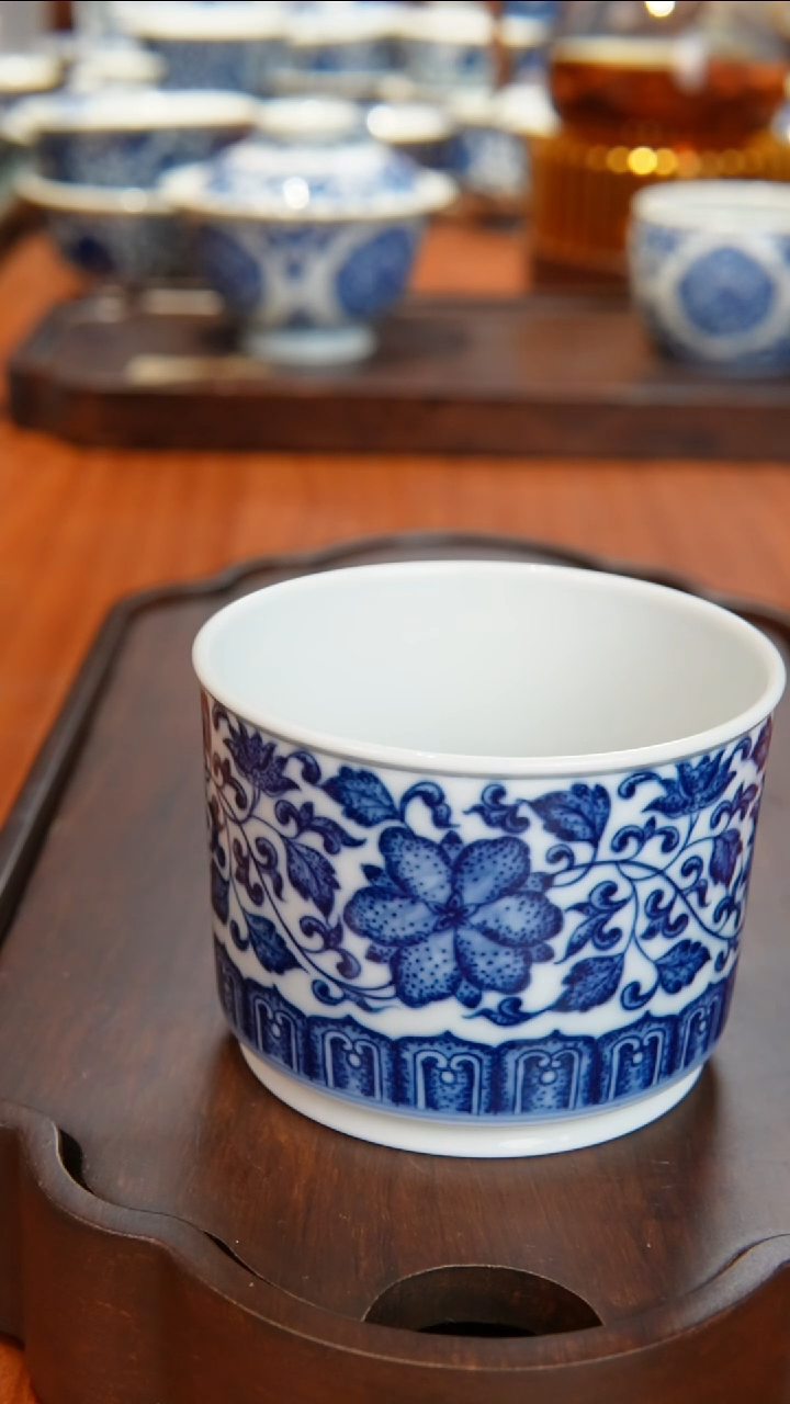 【闪购商品】景德镇镹曰手工手绘柴窑茶具