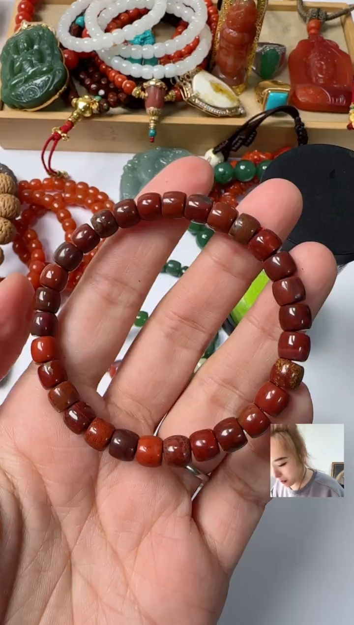 【闪购商品】南红玛瑙手串未镶嵌南红玛瑙手串
