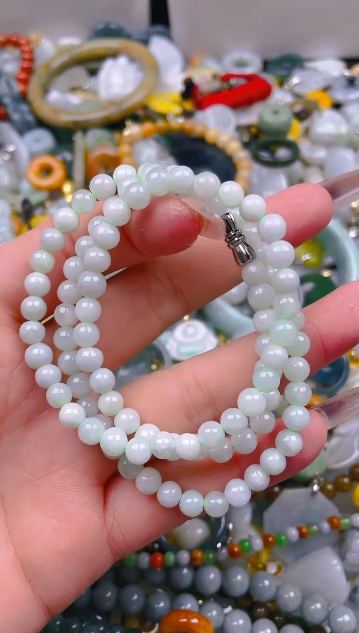 【闪购商品】翡翠颈饰未镶嵌/T/翡翠A货一图一物