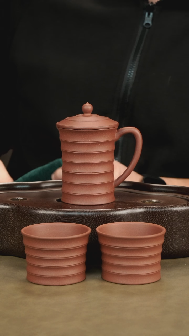 【闪购商品】紫砂茶壶盖杯套组