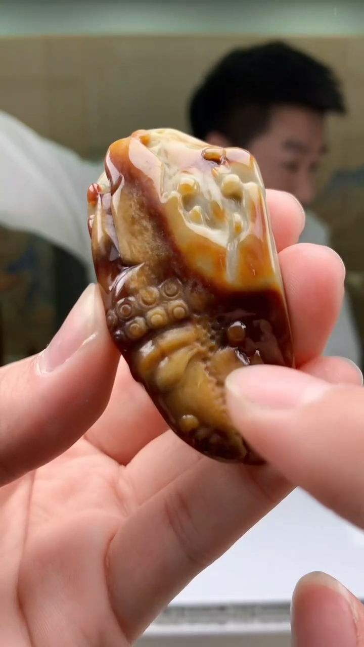 【闪购商品】定制翡翠未镶嵌5028bb-毛货挂件164