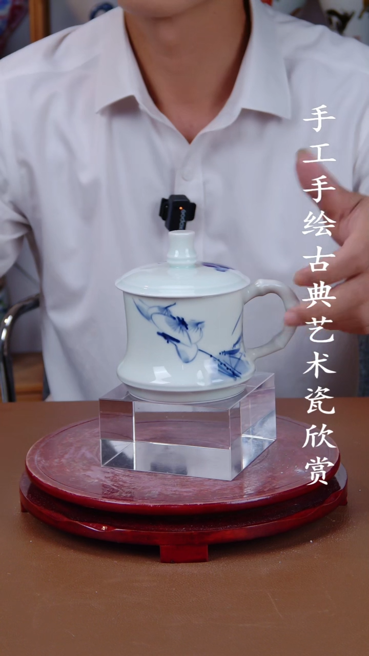 摆件景德镇手工手绘陶瓷摆件5
