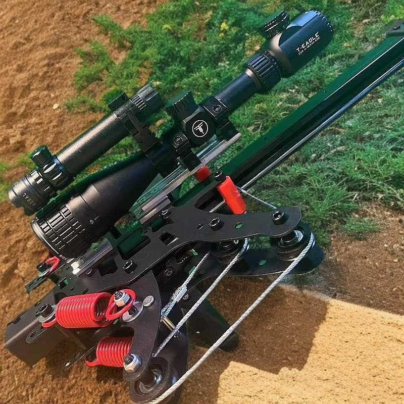 新款毒蛇两用弹弓复合弓新款两用弓户外便携复合弓16倍高倍镜专用