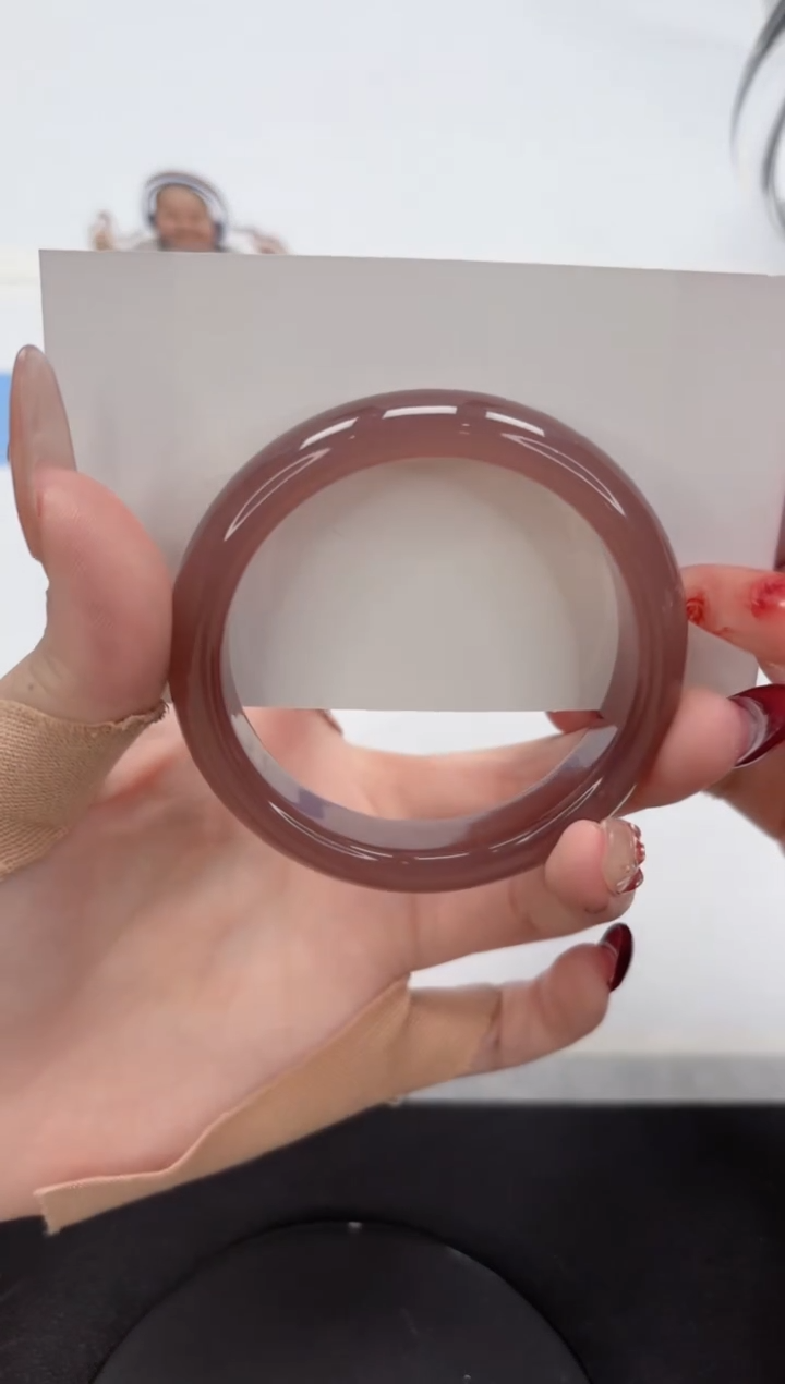 【闪购商品】石英质玉手镯未镶嵌A402-54.4