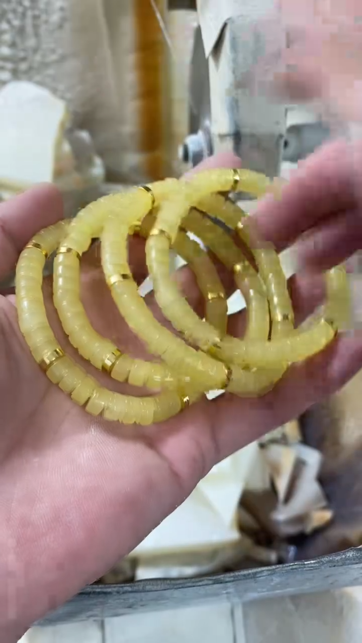 卡7MM透黄直切隔片手串 发一条