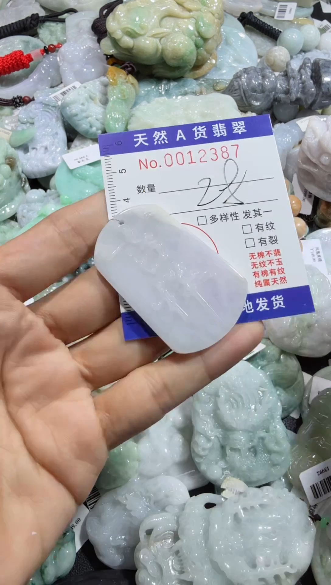 【闪购商品】翡翠颈饰未镶嵌00012387