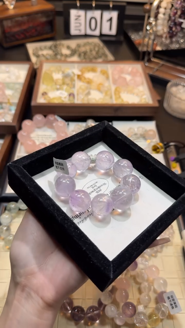 水晶手链未镶嵌天然水晶 多样性发货其一