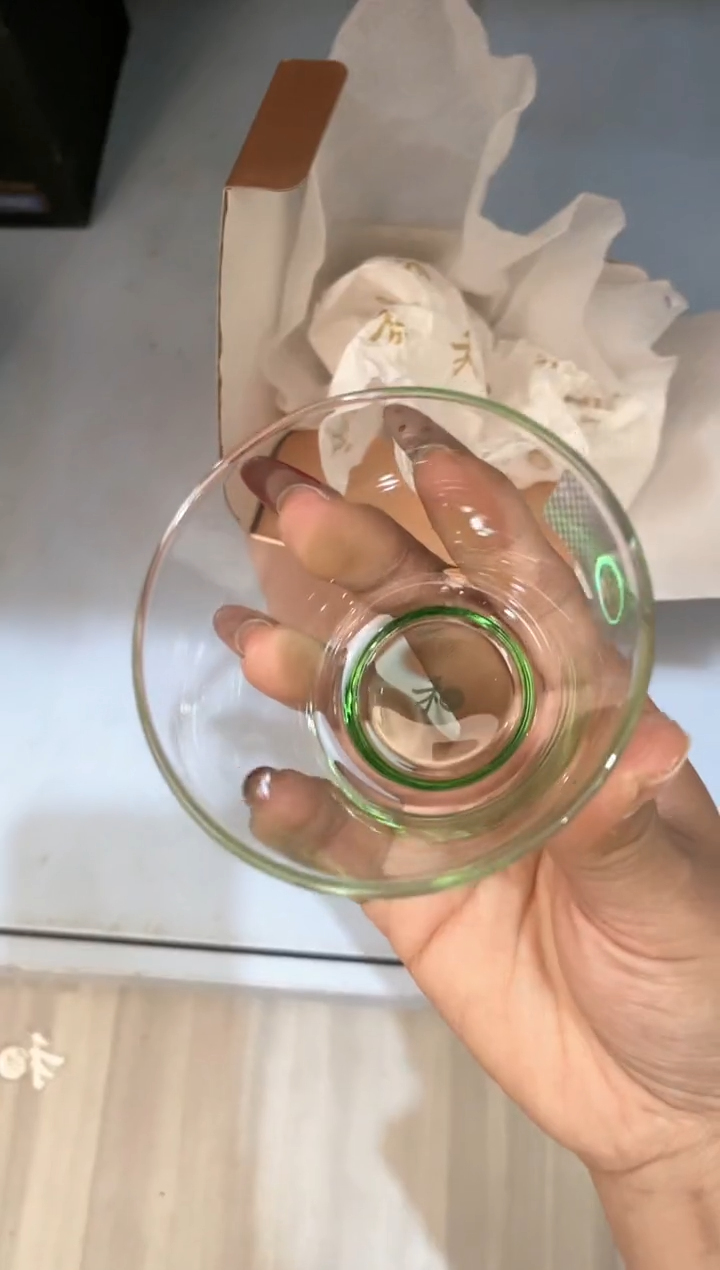 【闪购商品】晶彩达杯湖绿色。。