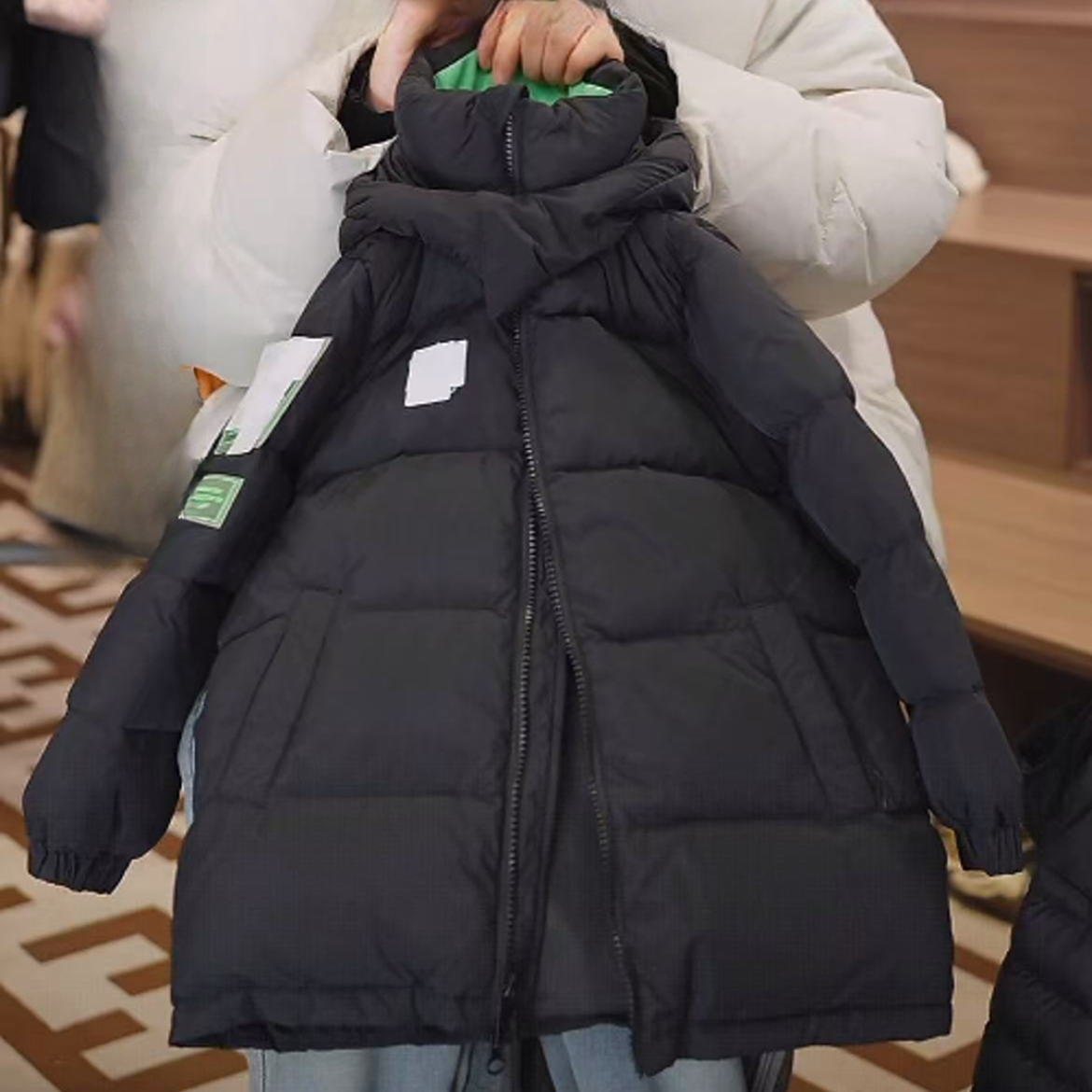 504193 精选韩版儿童洋气冬休闲时尚洋气羽绒服
