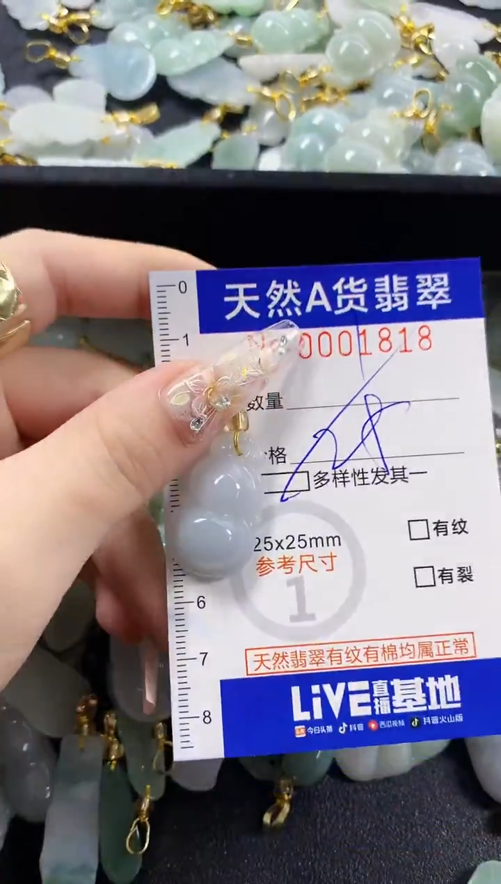 颈饰未镶嵌翡翠天然A货翡翠