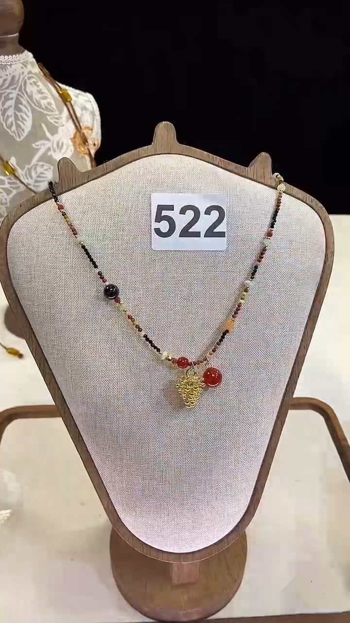 项链钛钢淡水珍珠522