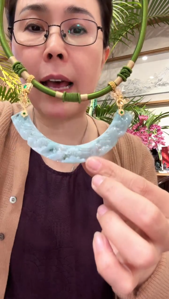 【闪购商品】翡翠颈饰未镶嵌国风