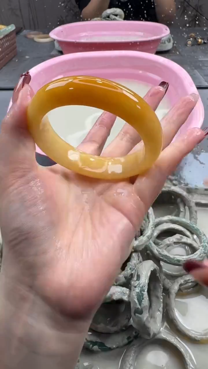 未镶嵌手镯石英质玉7 62