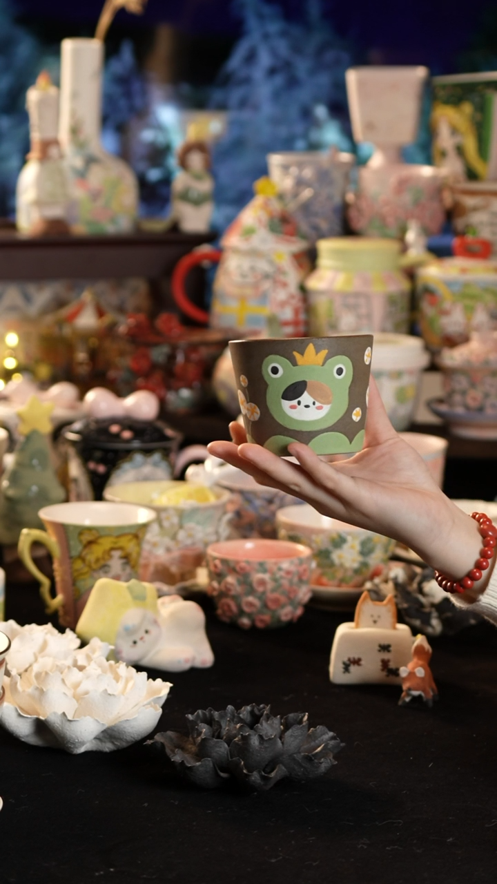 其他陶景德镇釉下彩手绘设计师款陶瓷