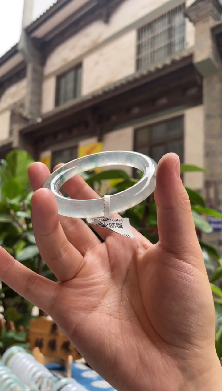 未镶嵌手镯（圆镯）翡翠55圆条