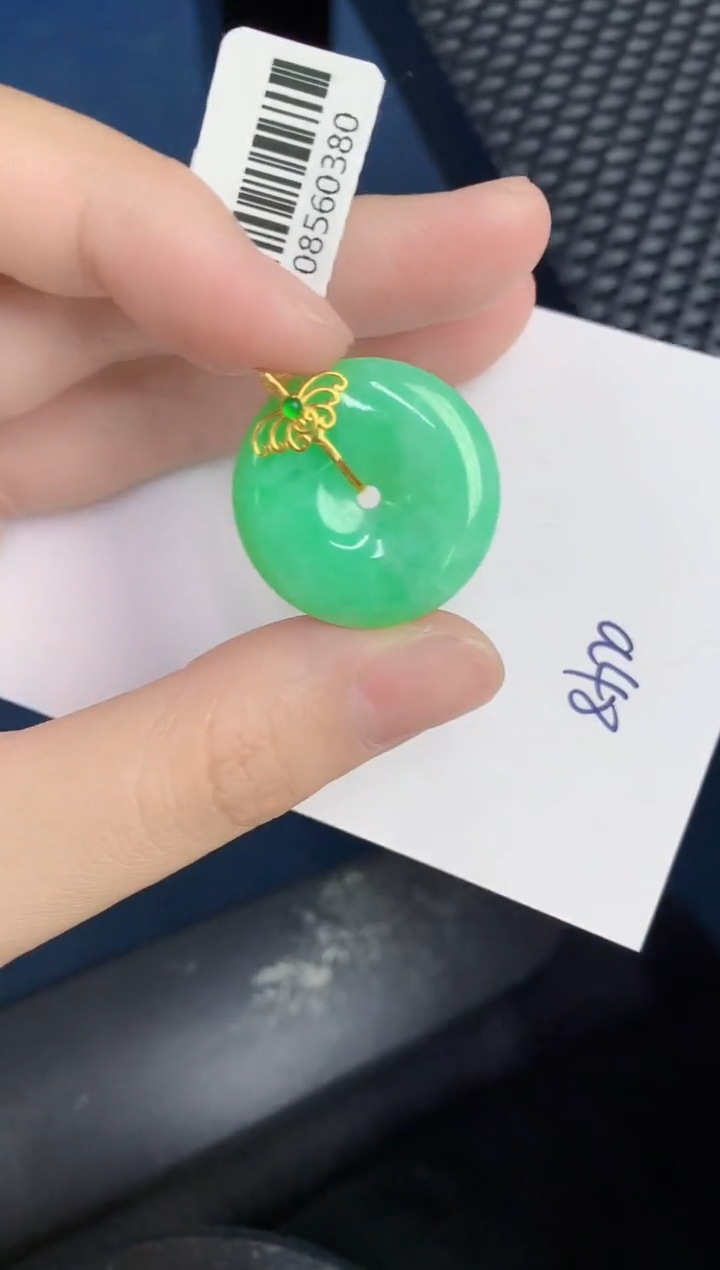 【闪购商品】翡翠颈饰18K金镶嵌000000000