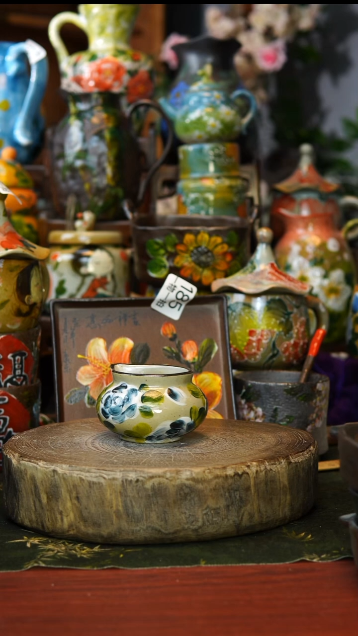 陶瓷204景德镇手工手绘釉下彩陶瓷