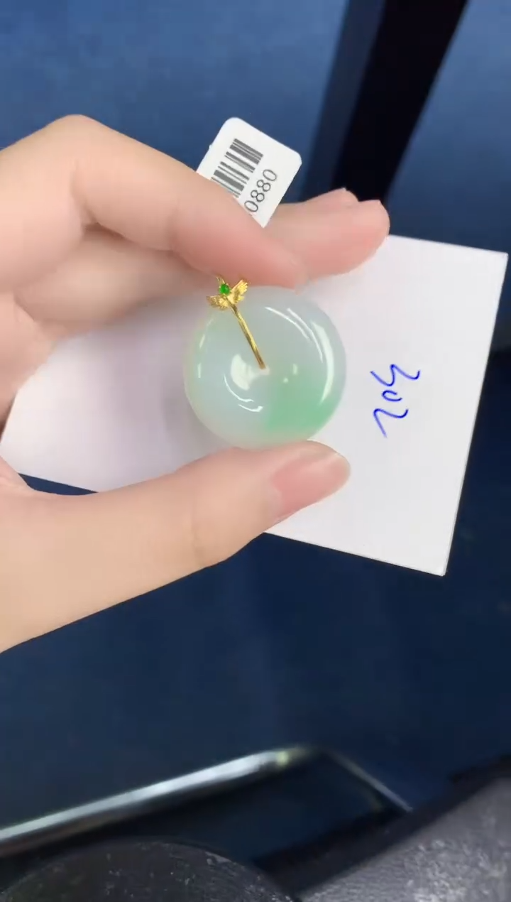 【闪购商品】翡翠颈饰18K金镶嵌000000000