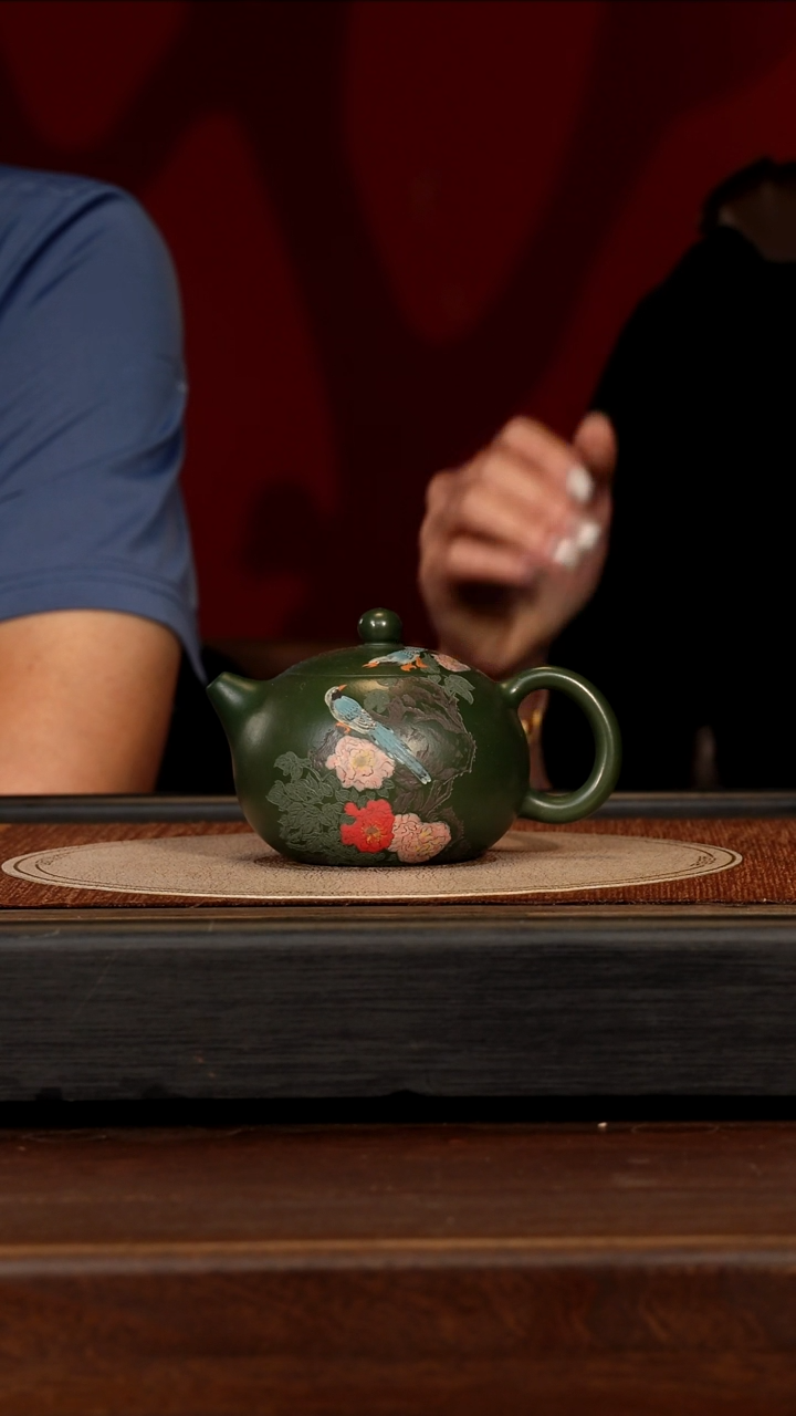 茶壶紫砂宜兴紫砂CLQ 绿泥 西施 240cc