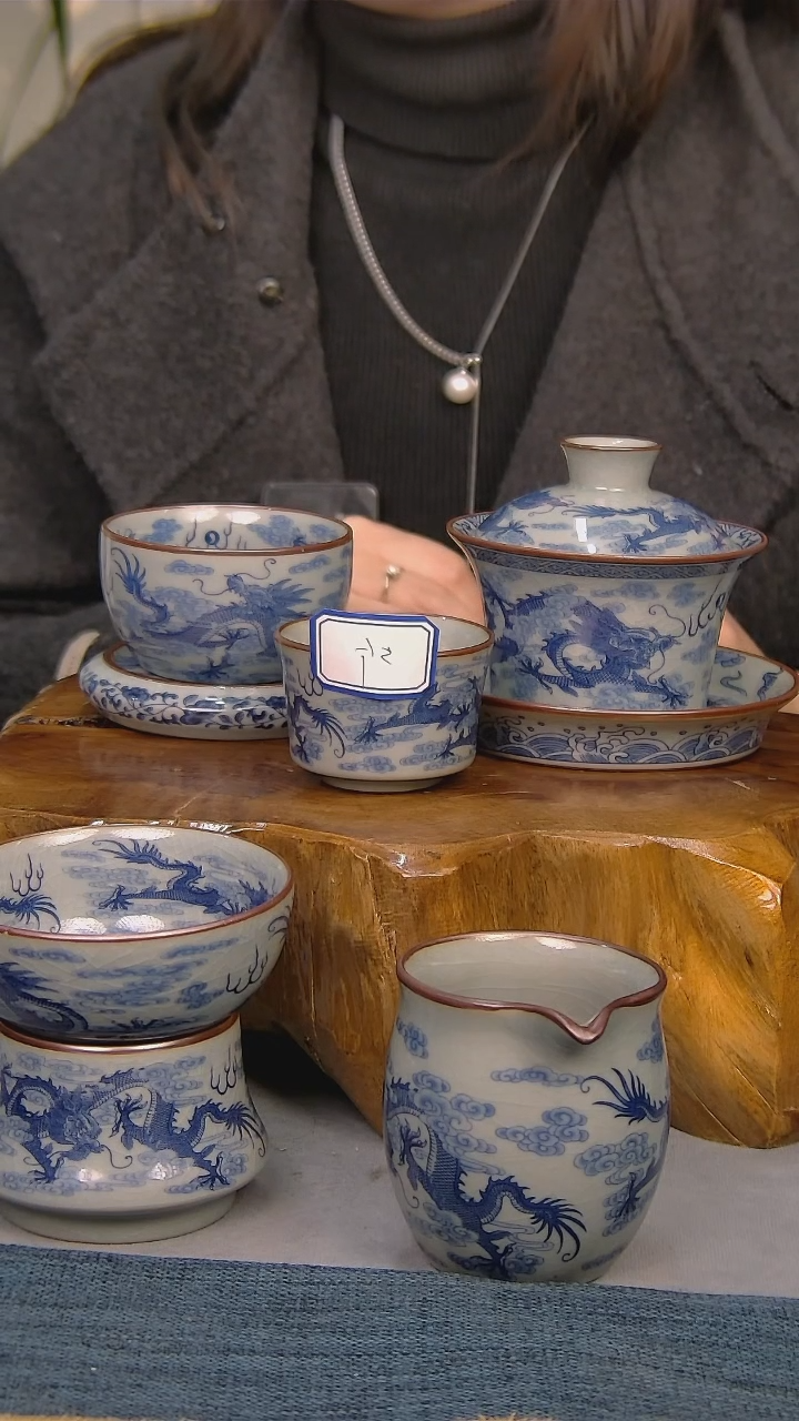 【闪购商品】简装家用款10件套 陶瓷家用茶具系列