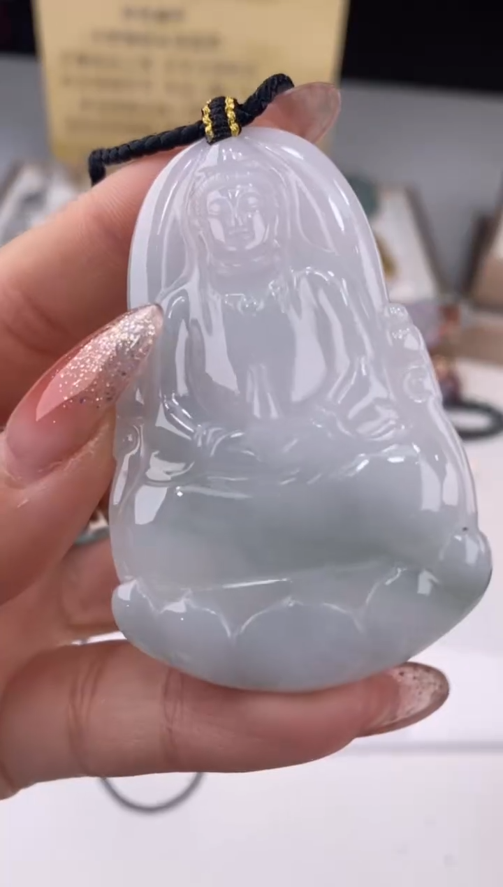 【闪购商品】翡翠吊坠(赠链)未镶嵌35809/静静聊翠