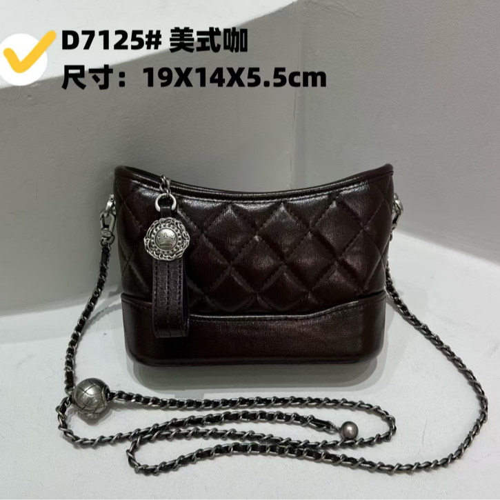 【广州特特】ZT-D7125-美式咖百搭女士小众潮流单肩简约斜挎包