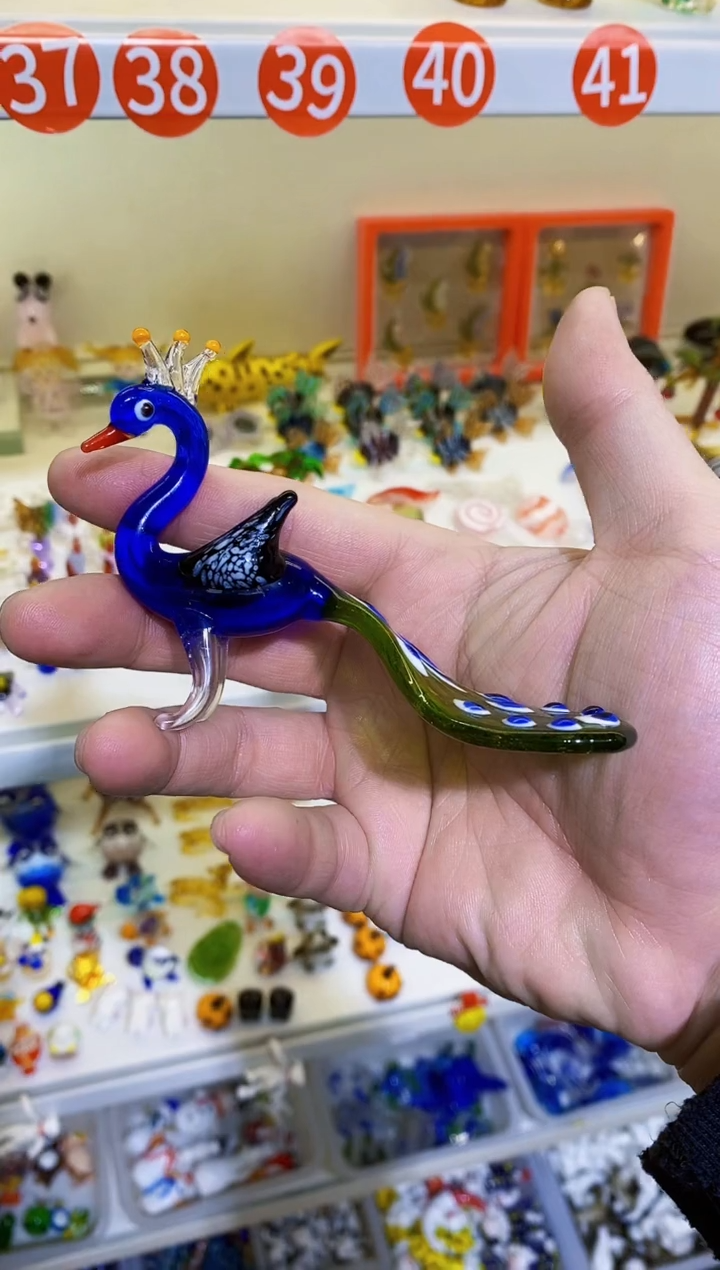 【闪购商品】琉璃手工艺品孔雀