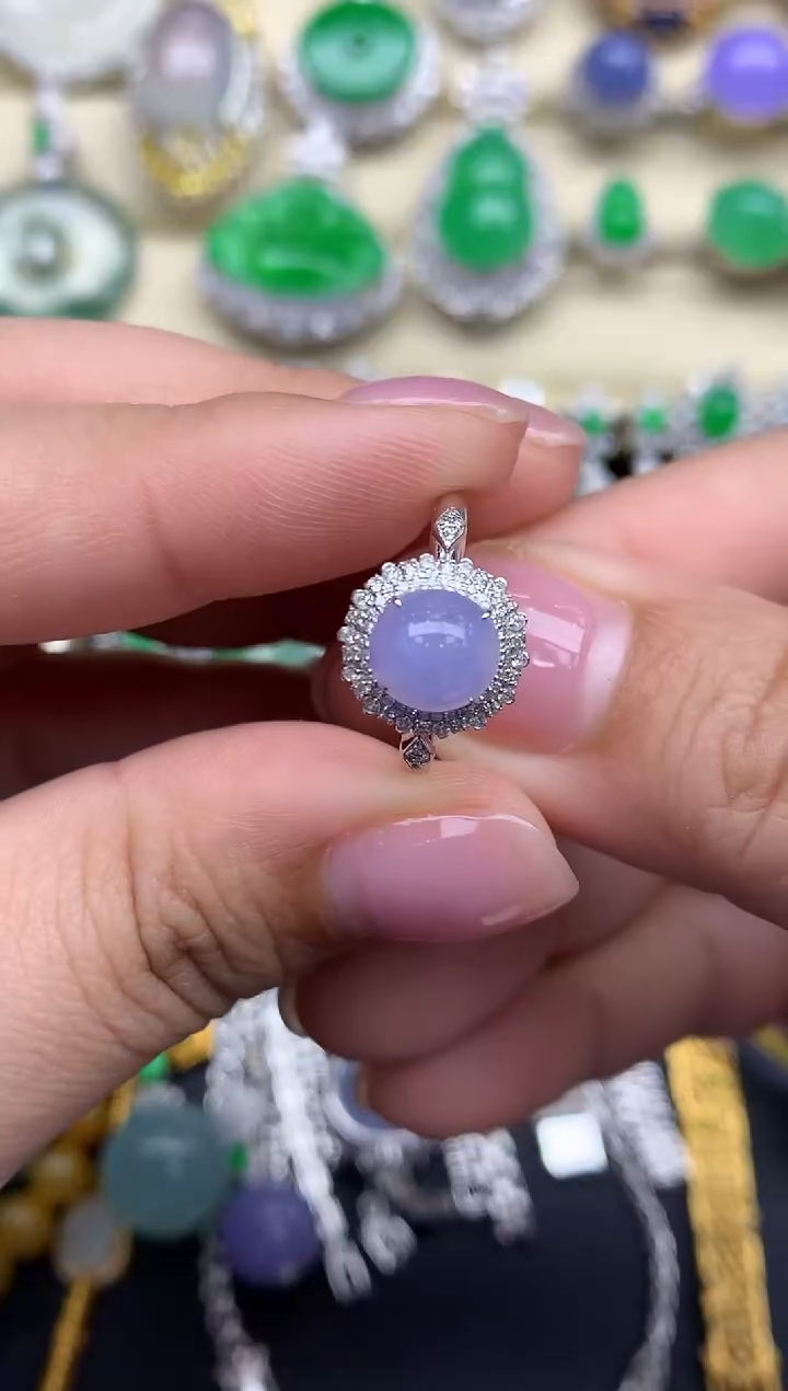 【闪购商品】翡翠戒指18K金镶嵌286-中国好珍宝