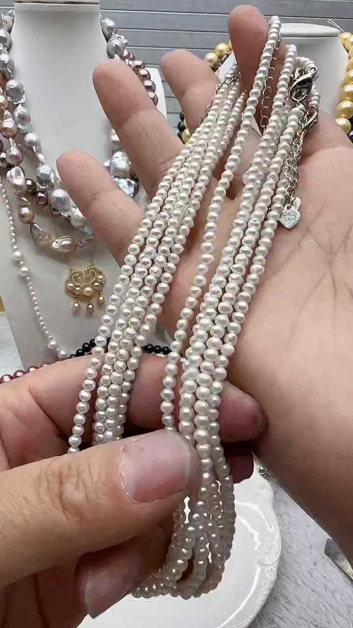 淡水珍珠未镶嵌项链1
