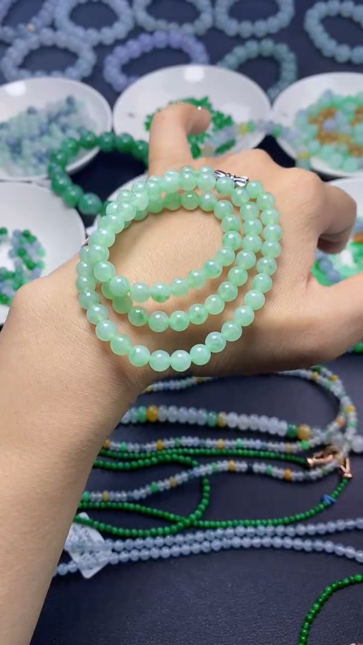 【闪购商品】翡翠散珠天然翡翠A货