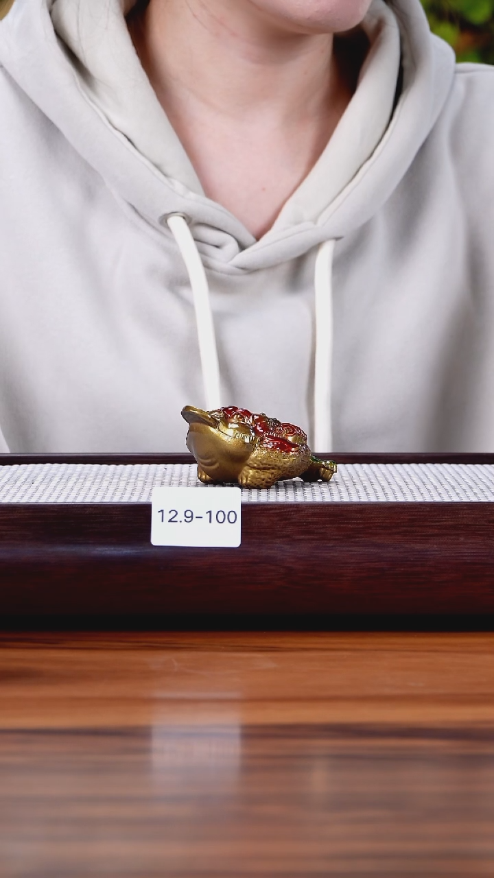 茶壶紫砂哈****豆12.9-100 金蟾