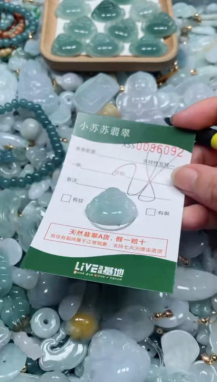 【闪购商品】翡翠颈饰未镶嵌闪购商品0096092