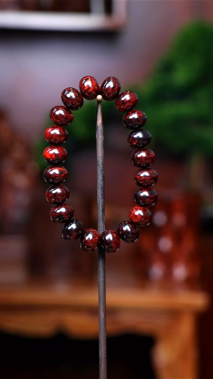 【闪购商品】降真香手串/手链海南红降1.1*1.2算盘珠