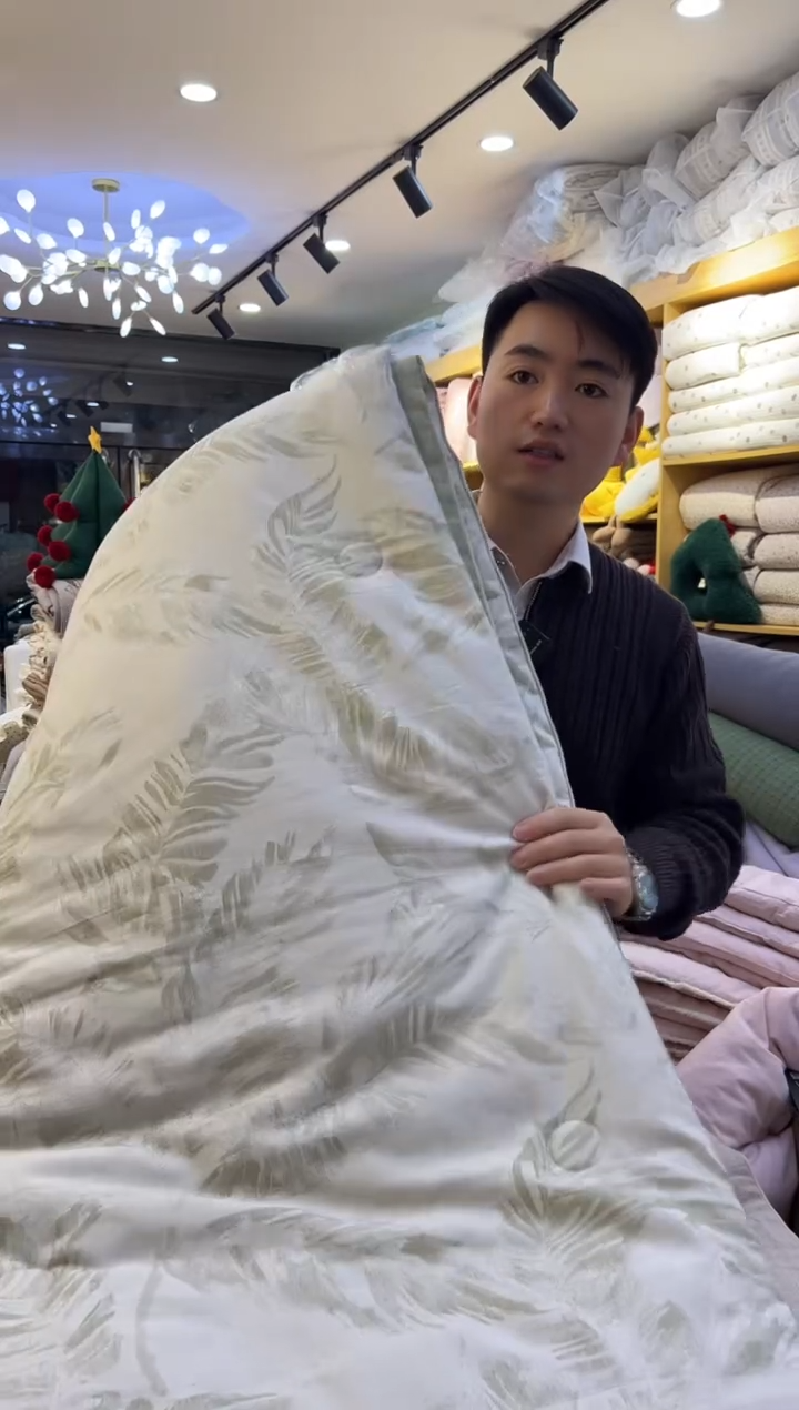 棉棉麻被  1.6   绿色  240