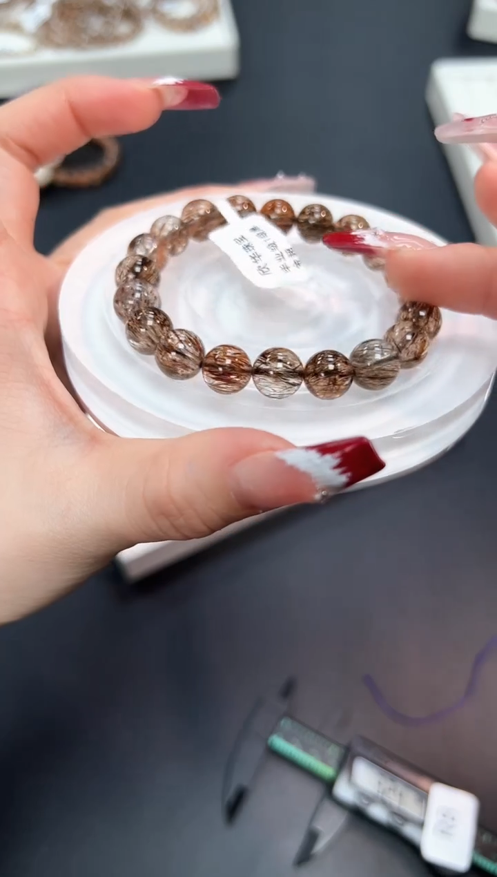 【闪购商品】水晶手串未镶嵌38A3多样性发其一1条默认微瑕