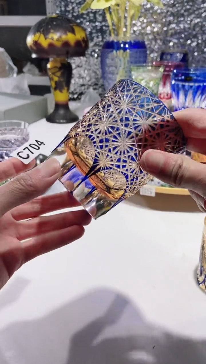 【闪购商品】水晶玻璃无手柄款小金橘704微瑕