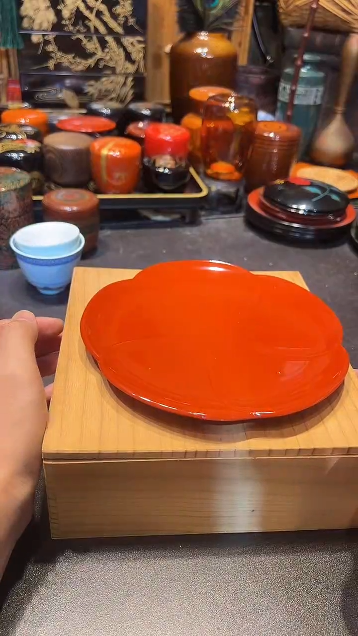 壶承单片  大漆漆器大漆漆器大漆漆器