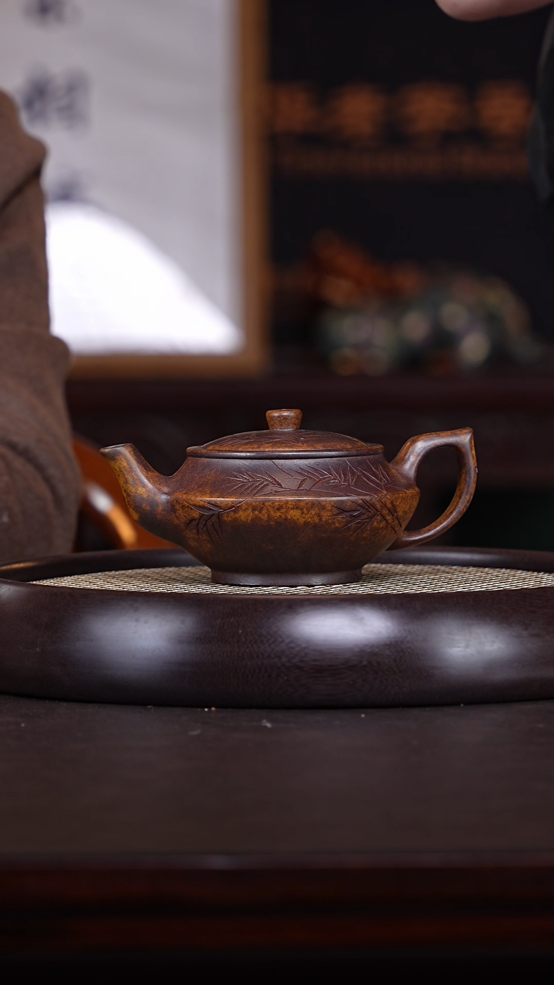 【闪购商品】紫砂茶壶储立强21-17 柴烧汉云300c