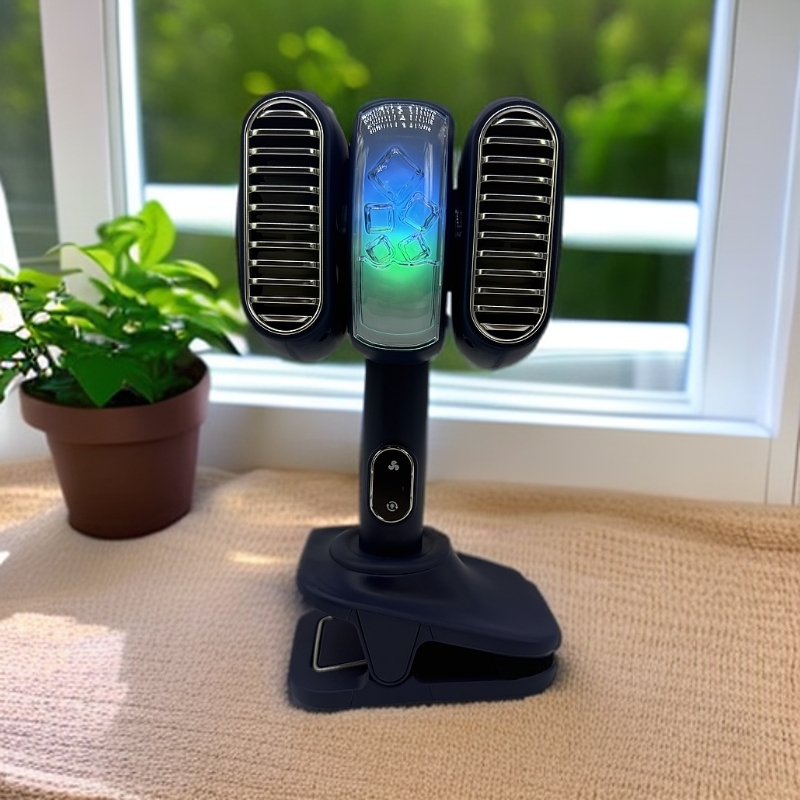 外贸品质 夹子双头风扇